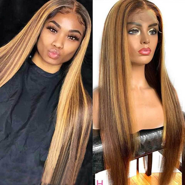 4/27T Human Hair Lace Wig