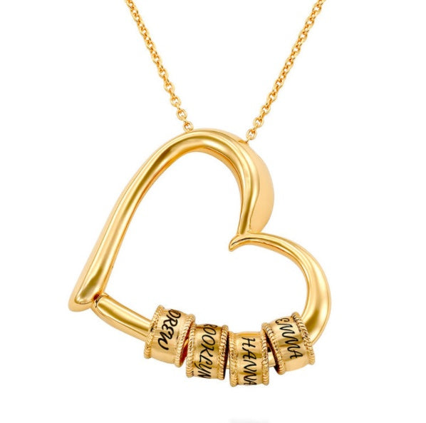 Custom Heart Name Necklace