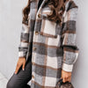 Warm Long Plaid Overcoat