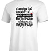 Men's Solid Color White Printed Short Sleeve