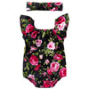Girls Flutter Sleeve Romper
