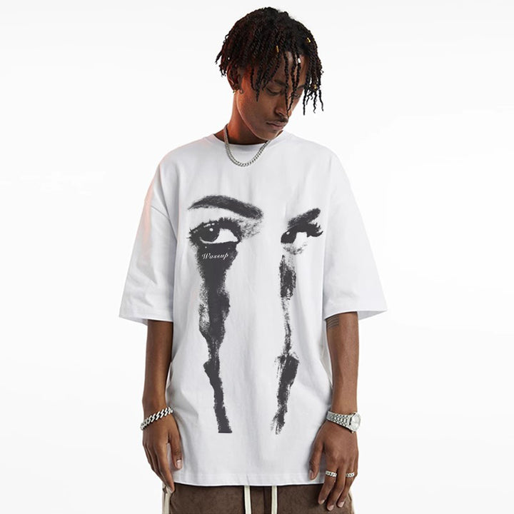 Hip Hop Vintage Cotton T-Shirt