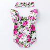 Girls Flutter Sleeve Romper