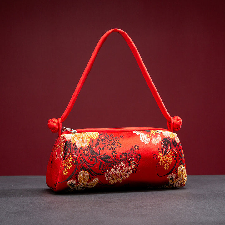 Vintage Silk Embroidery Ladies Hand Bag