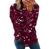 Trendy Graffiti Long Sleeve Top