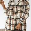 Warm Long Plaid Overcoat