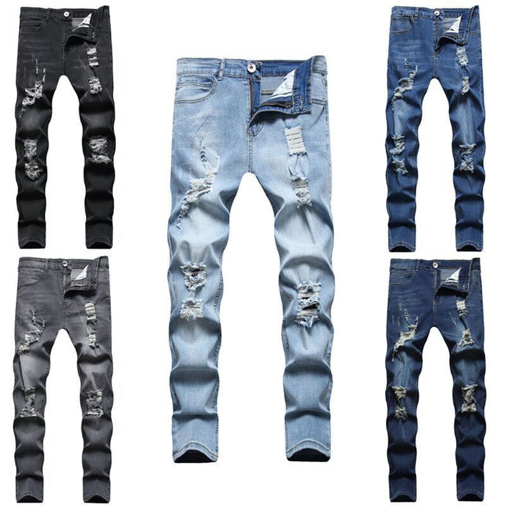 Men’s Ripped Slim Fit Jeans