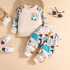 Cute Animal Cartoon Autumn Long-Sleeved Set