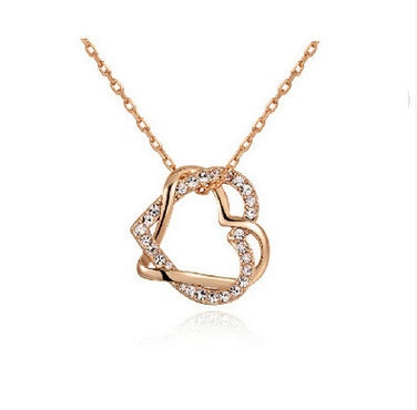 Luxury Double Heart Jewelry Set