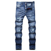 Ripped Fashion Slim Stretch Denim
