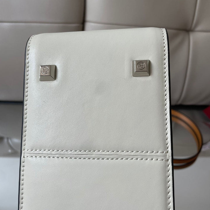 Cowhide Small Square Bag Crossbody Handbag