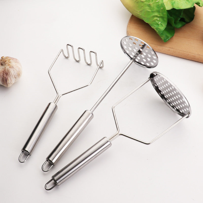 Potato Masher Thickened Stainless Steel Disc Manual Kitchen Tools