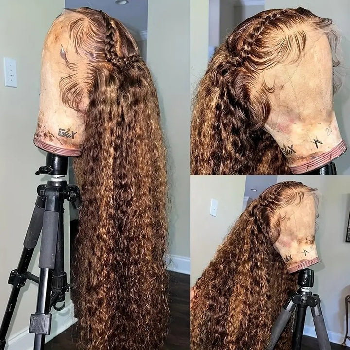 Wavy Tube Long Curly Wig