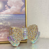 Fashion Metal Bow Clutch Crossbody Bag