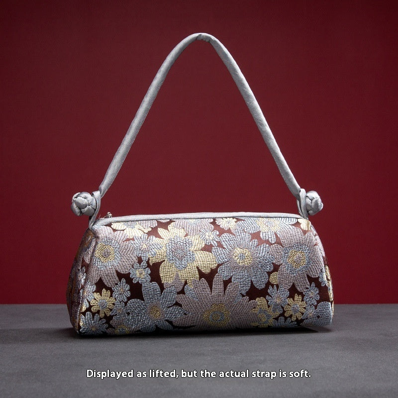 Vintage Silk Embroidery Ladies Hand Bag