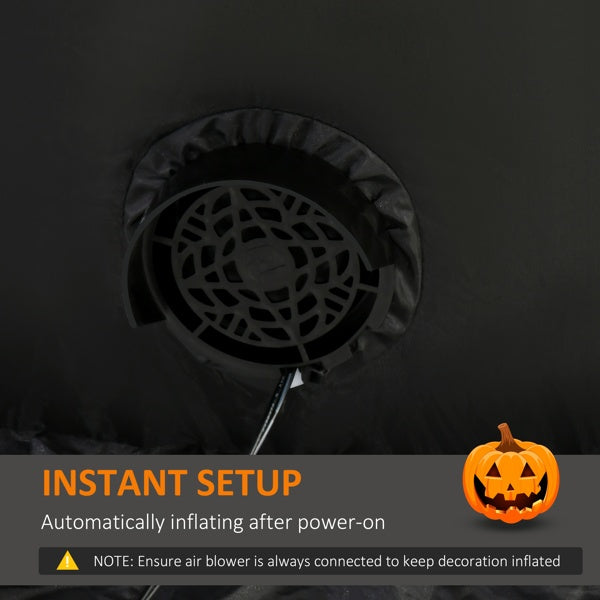 Halloween Decoration front view with glowing LED lights