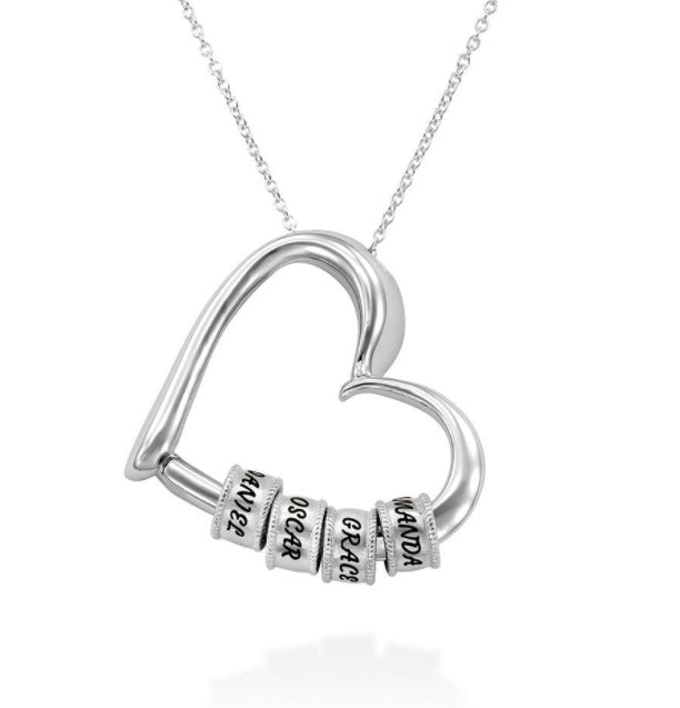 Custom Heart Name Necklace