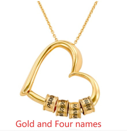Custom Heart Name Necklace
