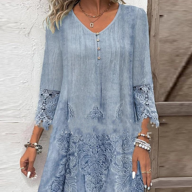 Floral Lace Summer Dress