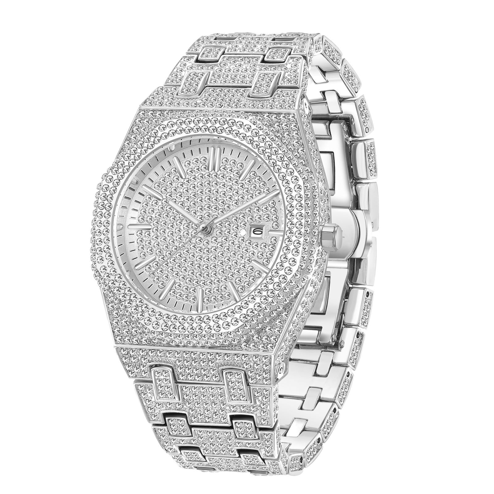 Full Diamond Quartz Watch