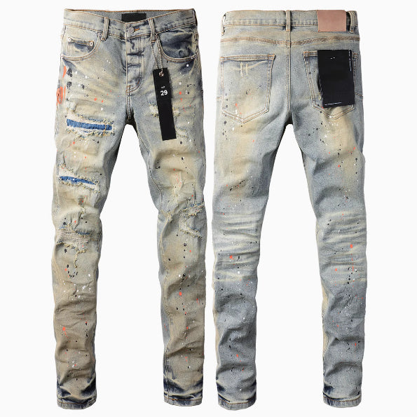Trendy Retro Fashion Jeans