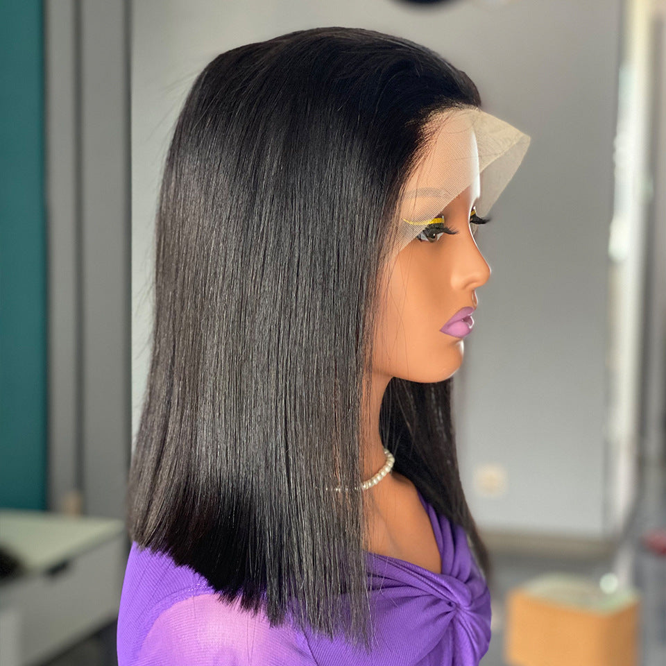 Human Hair Bob Wig 200%