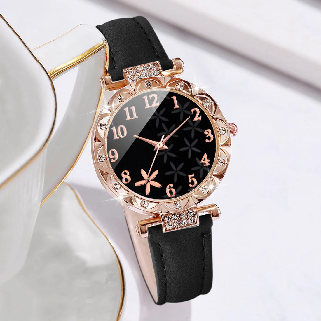 Trendy Fashion Quartz Watch Set