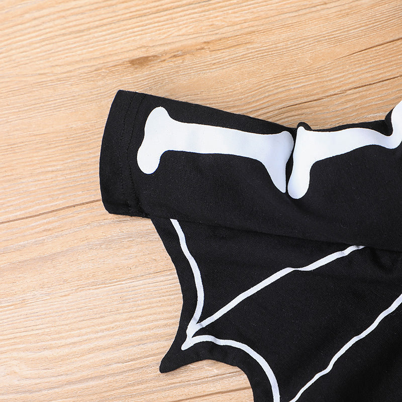 Halloween Bat One-Piece Baby Romper
