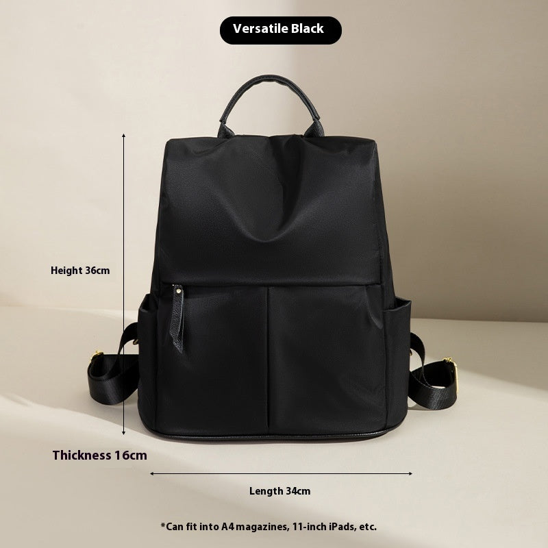Fashion Commuter Contrast Color Travel Bag Large-capacity Backpack
