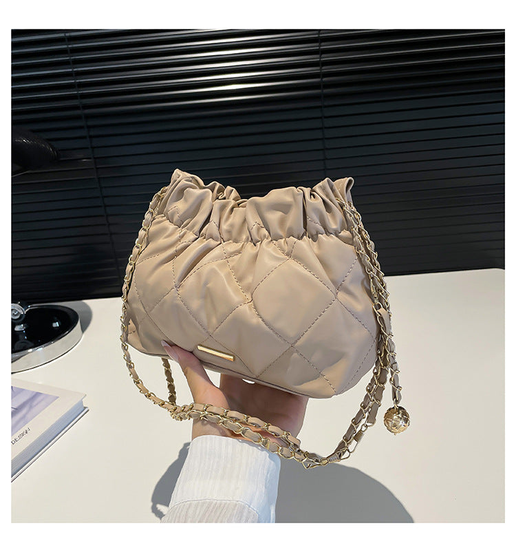 Diamond Embroidery Thread Fashion Bag Women's Chain Shoulder Bag