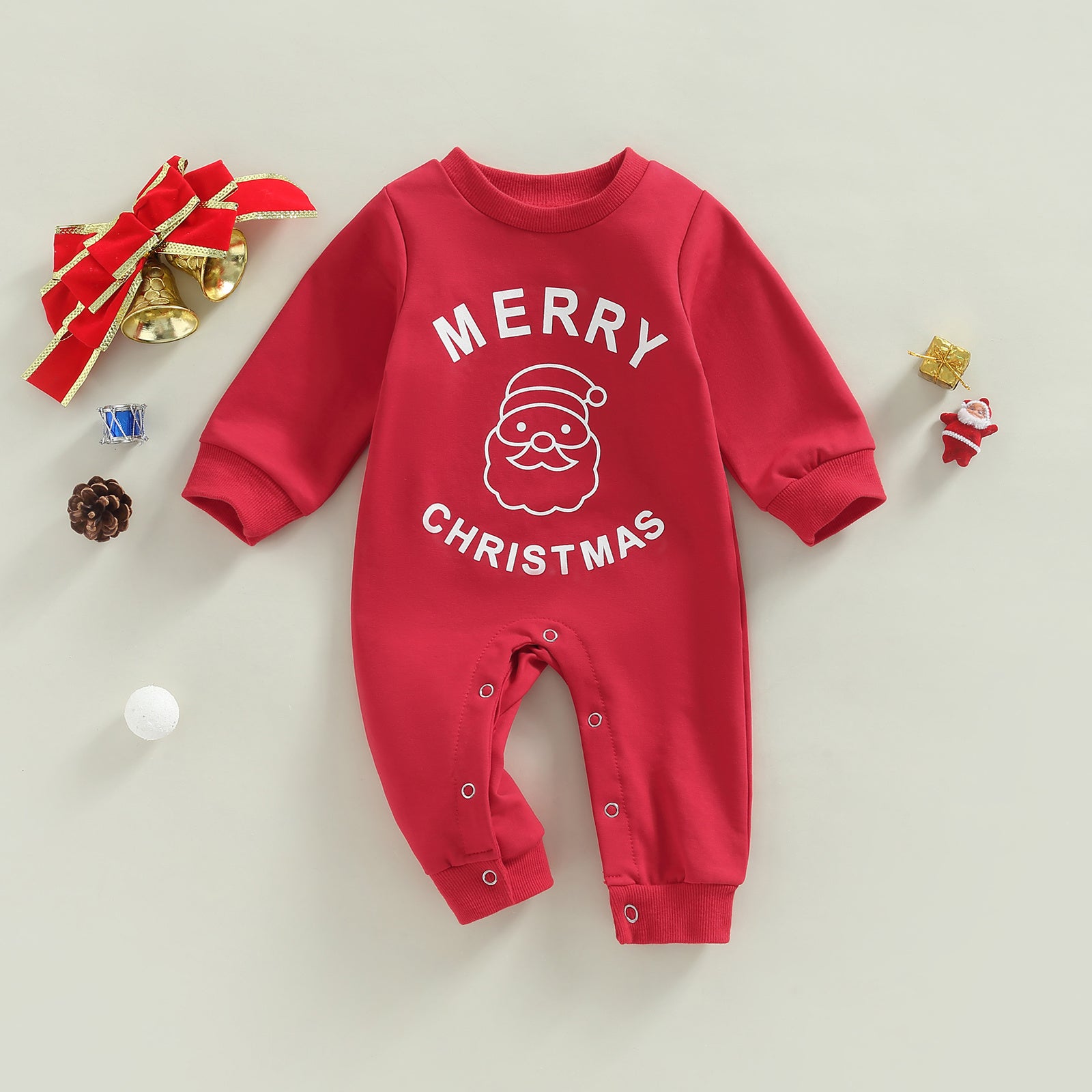 Fluffy Christmas Baby Outfit