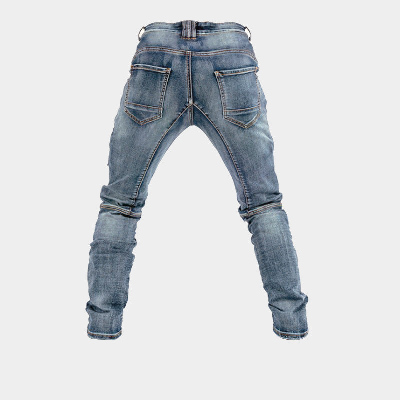 All-Season Biker Denim Men