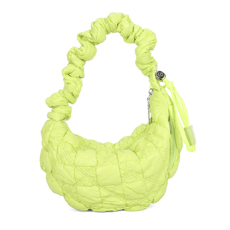 Fashion Pleated Clouds All-match Bubble Underarm Bag