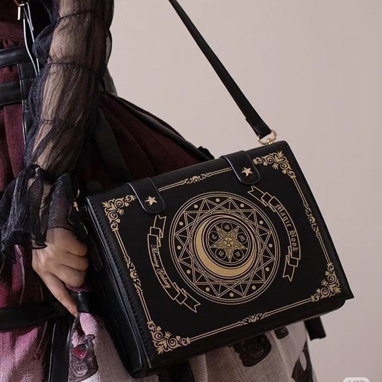 Japanese-style Retro Xingyue Magic Book Shoulder Bag