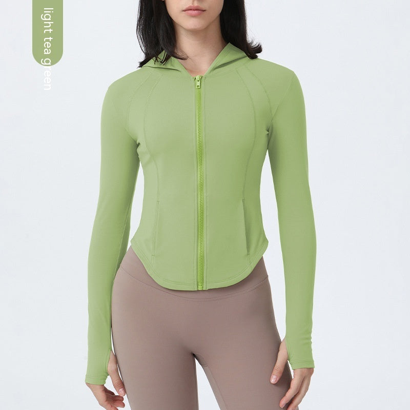 Fleece-lined Yoga Clothes Coat Women packaged ready for gift