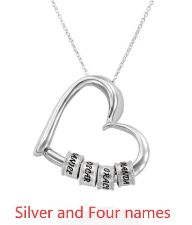 Custom Heart Name Necklace