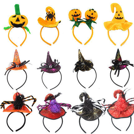 Halloween Headband back view showing detailed design