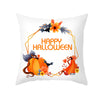 Halloween Pillowcase Pumpkin 🎃 – orange geometric cushion for Halloween decor