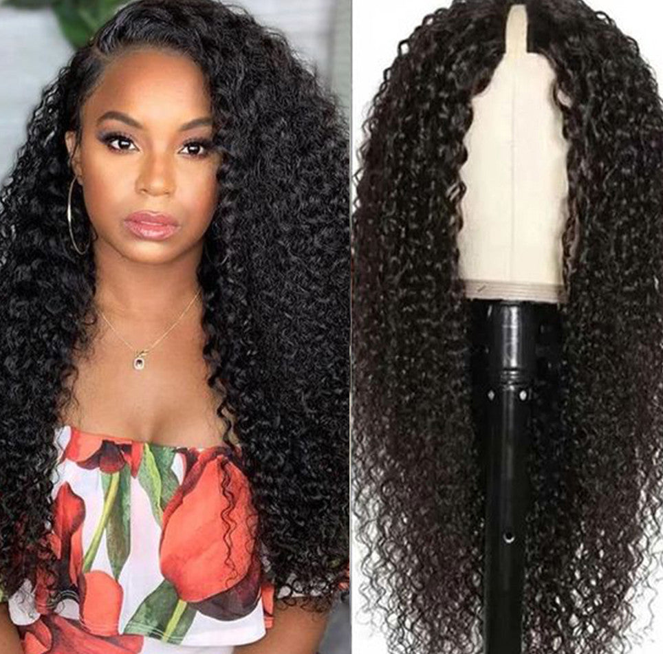 Full Human Hair Curly Wig