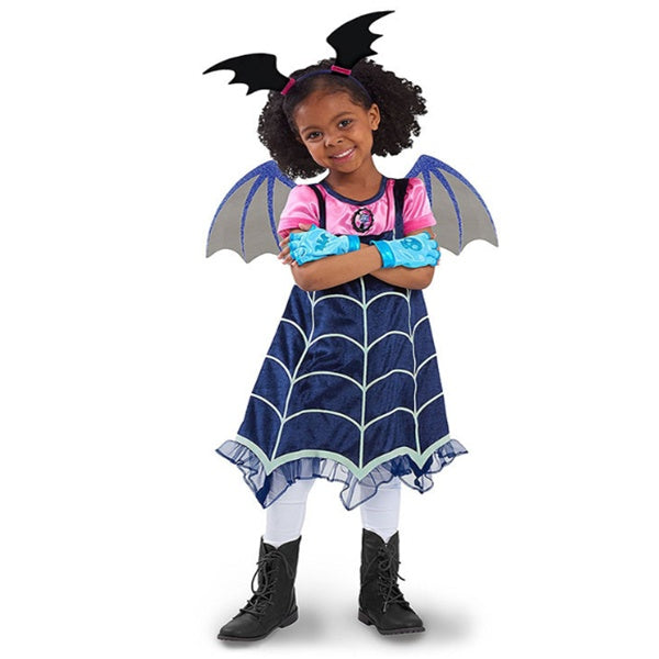 Halloween Dresses model wearing blue princess dress