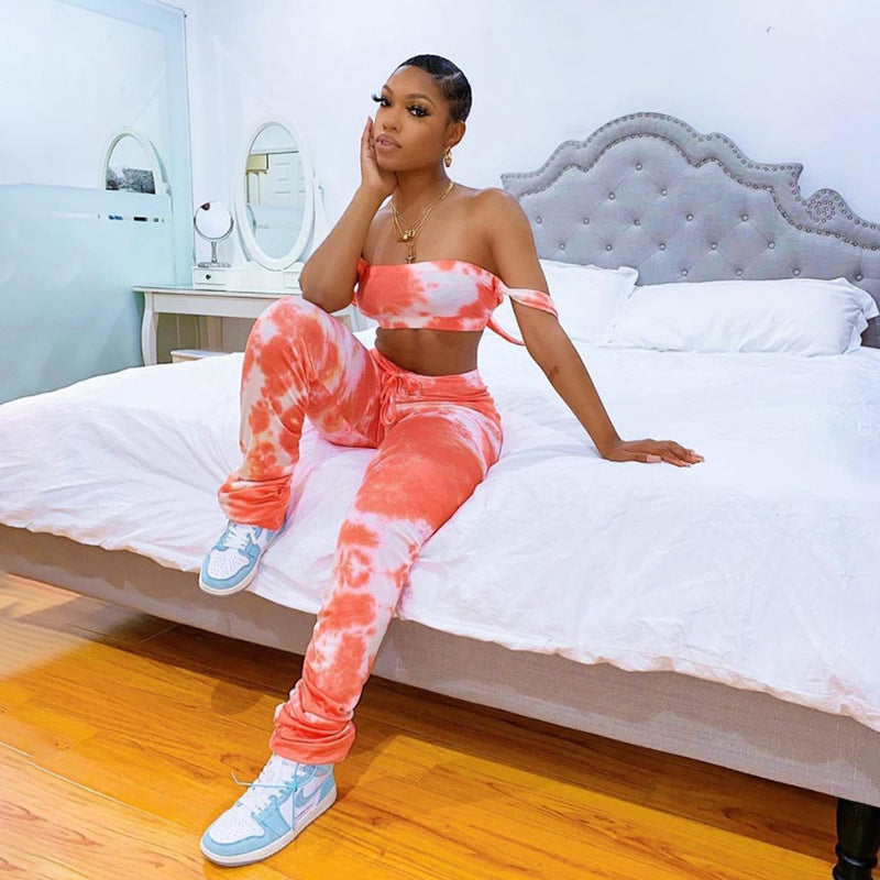 Trendy Printed Outfit Set