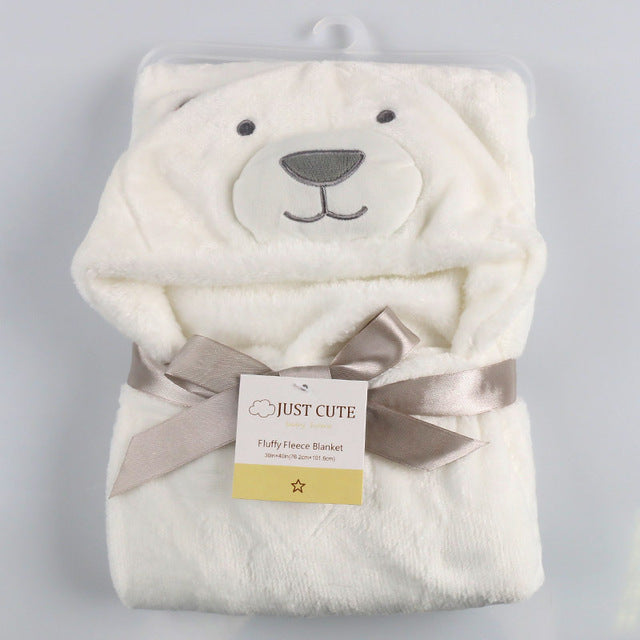 Baby Hooded Fleece Bath Towel