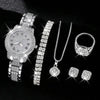 Luxury Diamond Watch 5-Piece Set