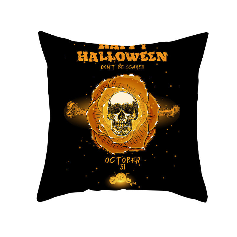 Halloween Pillowcase Pumpkin 🎃 – orange decorative cushion for fall season
