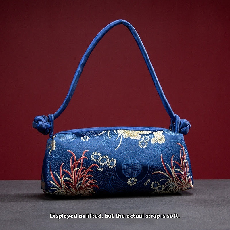 Vintage Silk Embroidery Ladies Hand Bag