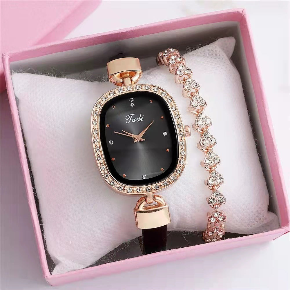 Diamond Rhinestone Watch Set