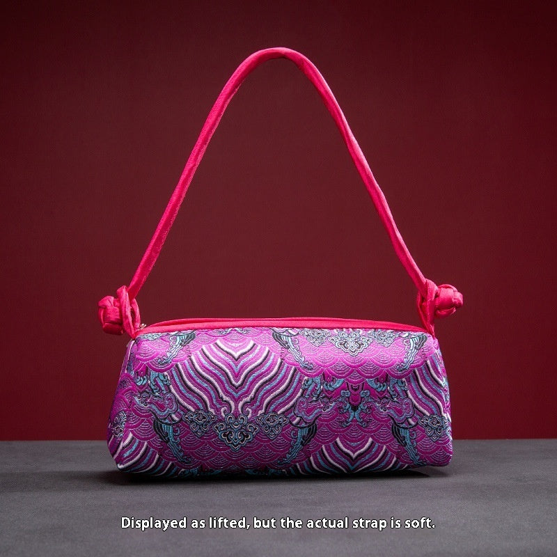 Vintage Silk Embroidery Ladies Hand Bag