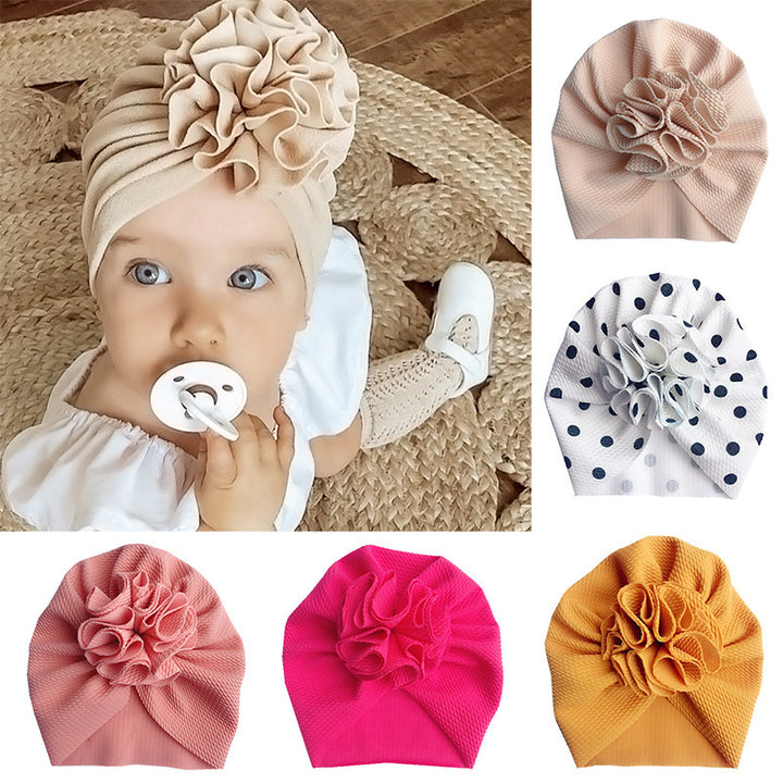 Floral Baby Baotou Hat