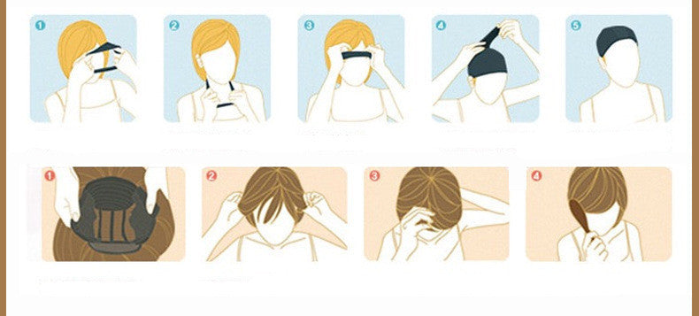 Curly Lace Wig Black & Brown elegant mix of black and brown tones