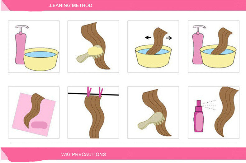 Curly Lace Wig Black & Brown lightweight breathable lace cap